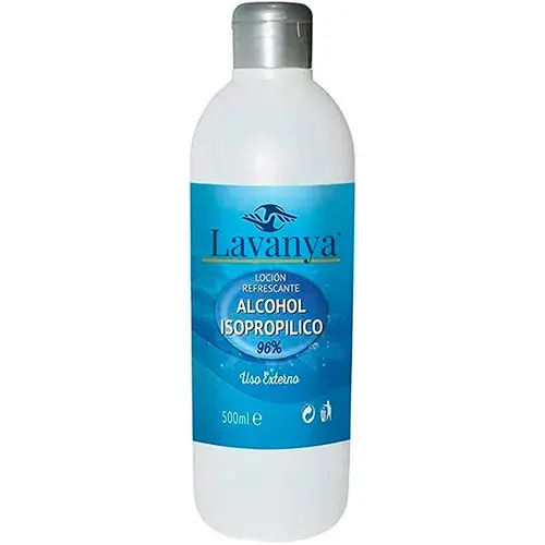 Alcohol isopropílico 96º | Varios formatos | Isopropanol | Limpieza de Componentes Electrónicos. Desinfección y Limpieza de Superficies. (500 mL)